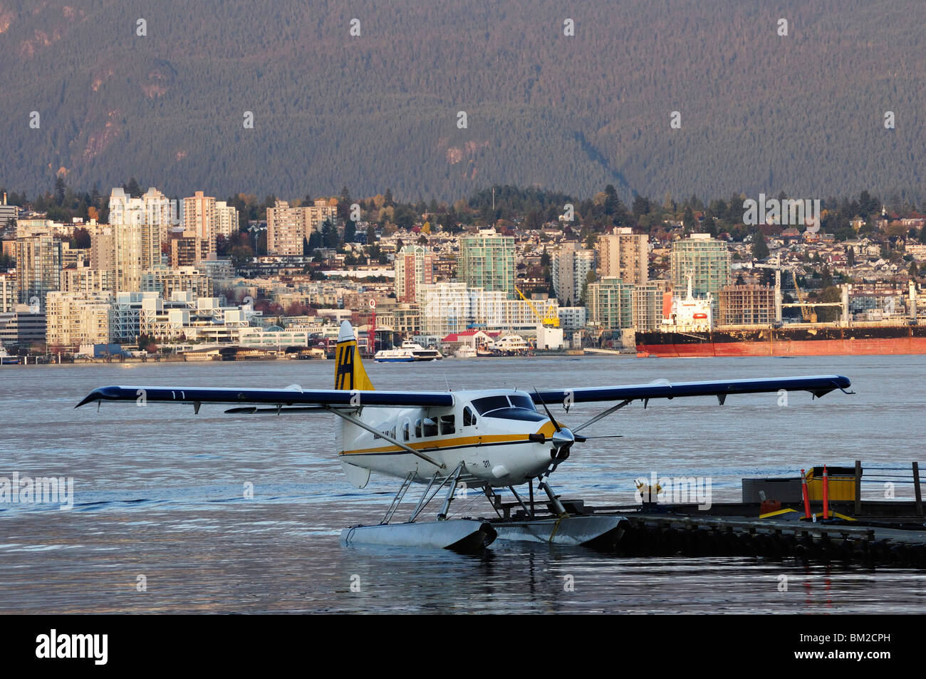 Burrard Inlet, Vancouver, British Columbia, Canadá Foto de stock