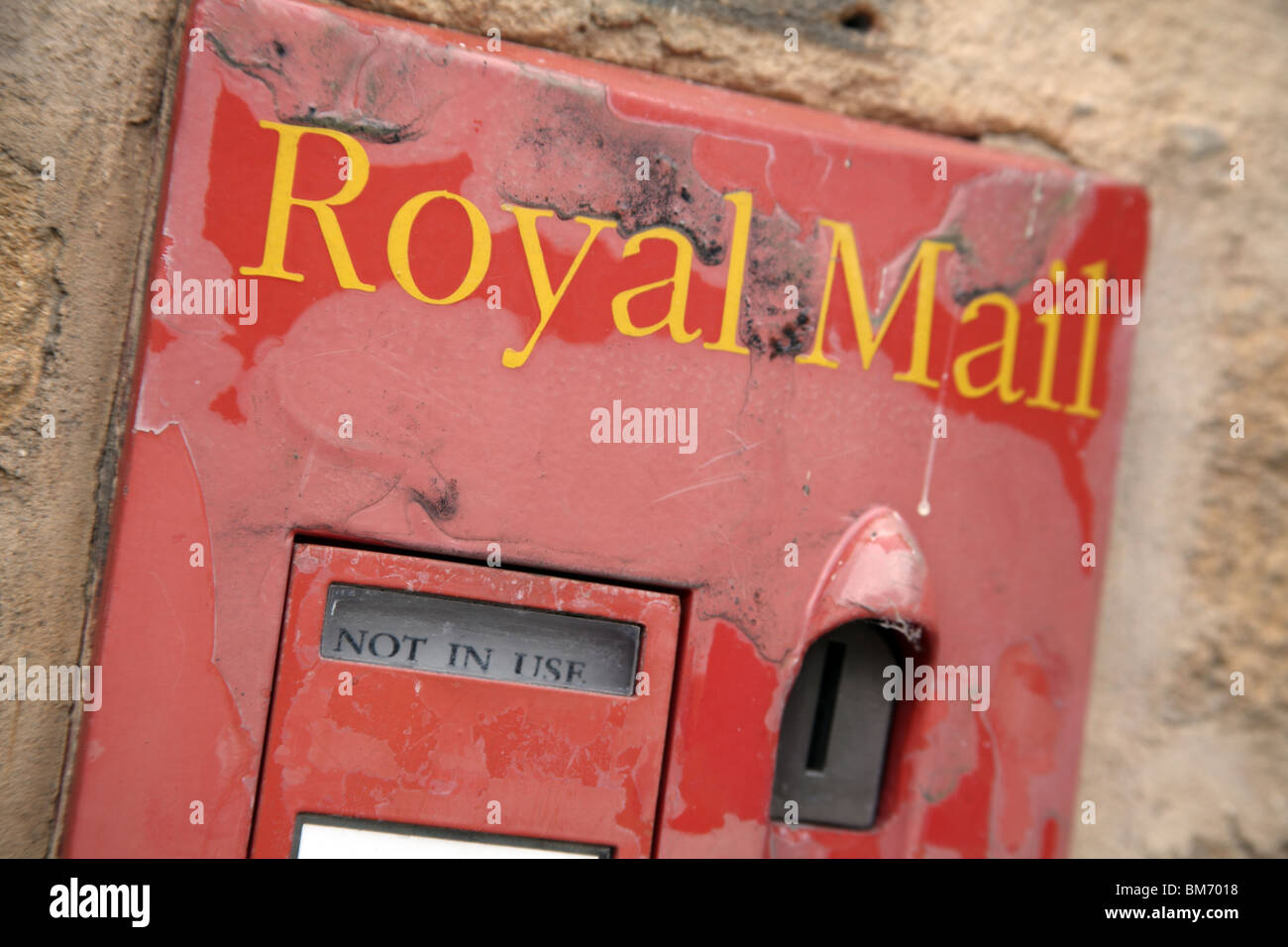 Royal Mail no en uso Foto de stock