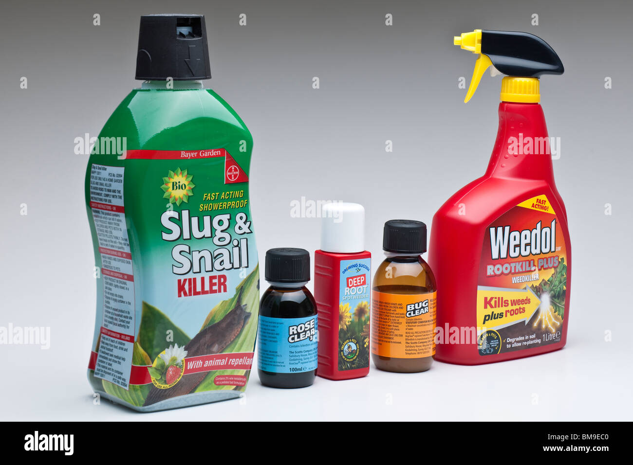 Selección de plagas de jardín preventatives Foto de stock
