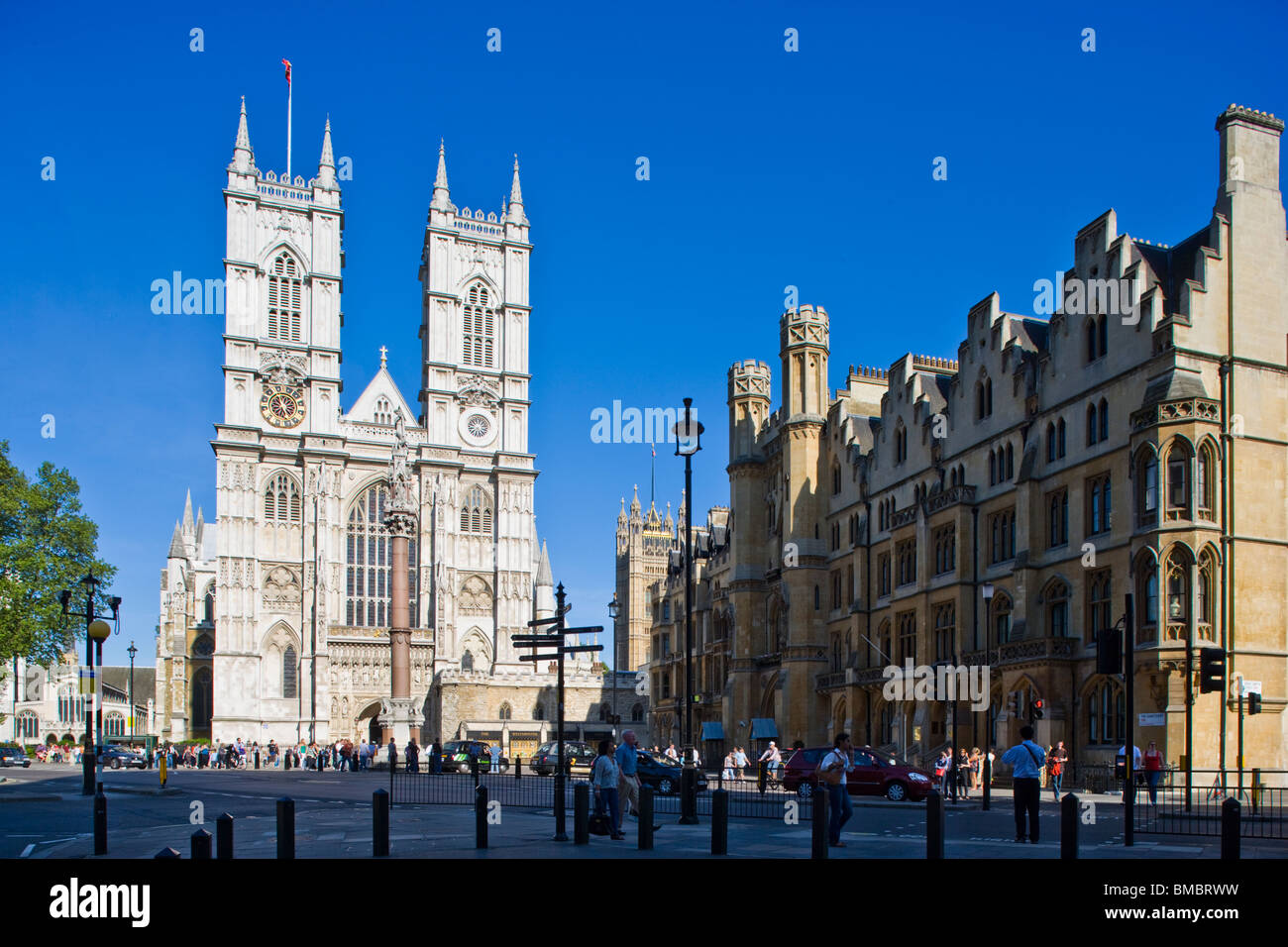 La Abadía de Westminster Londres, Inglaterra Foto de stock