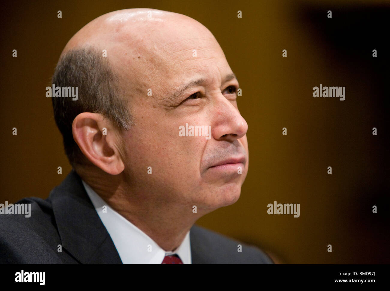 Goldman Sachs Group CEO Lloyd Blankfein. Foto de stock