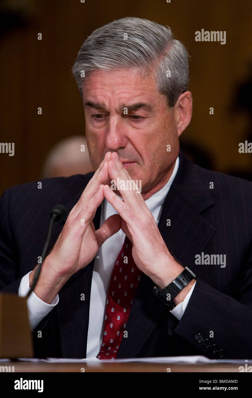 Jefe del FBI Robert Mueller. Foto de stock