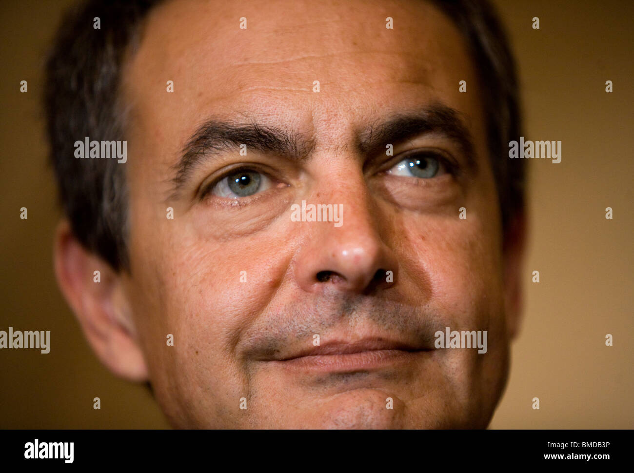 El presidente español José Luis Rodríguez Zapatero Foto de stock
