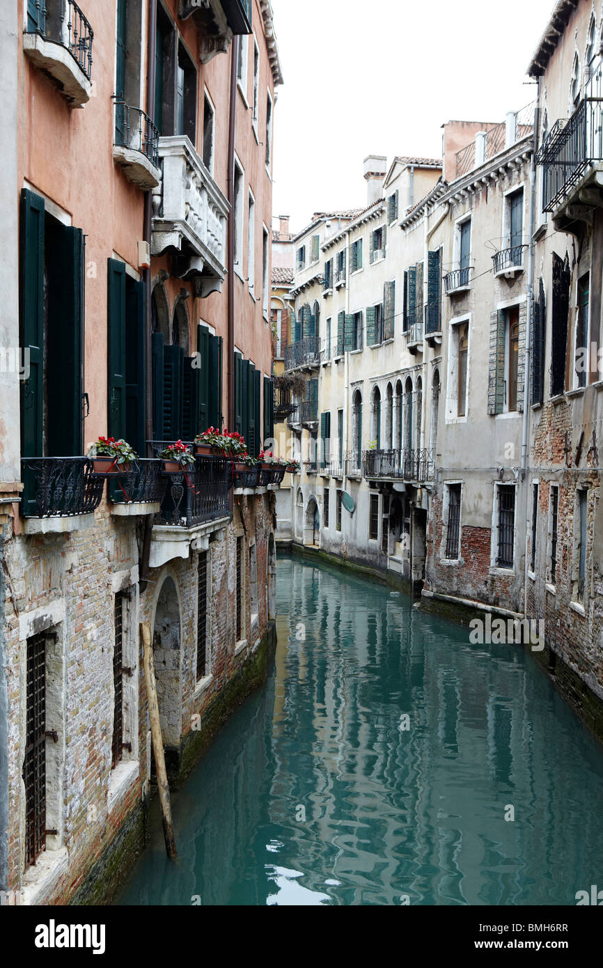 Hermosa escena en Venecia, Italia Foto de stock