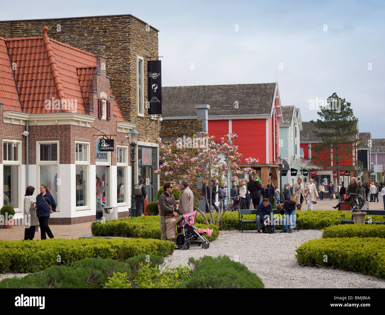 Centro comercial outlet Bataviastad en Lelystad, Flevoland, Holanda