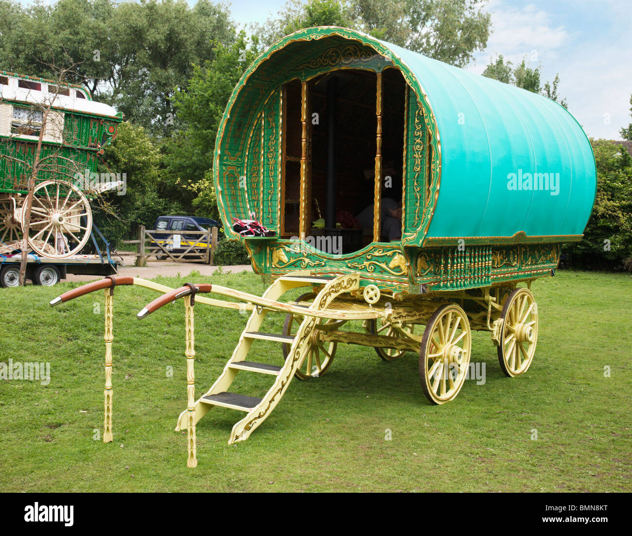 Una caravana tradicional gitana Fotograf a de stock Alamy