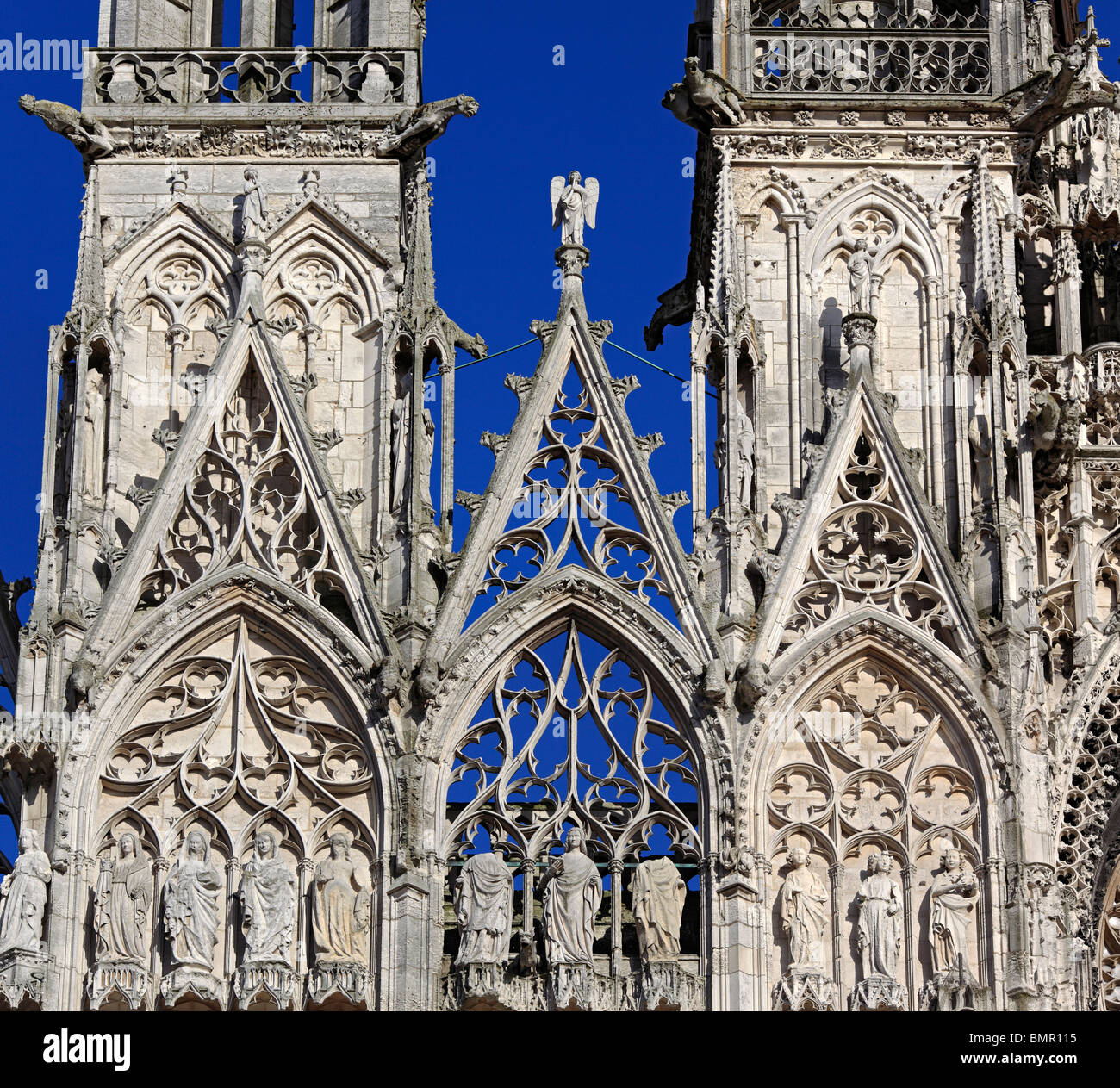 Catedral de Rouen, Rouen, departamento de Seine Maritime, Alta Normandía, Francia Foto de stock