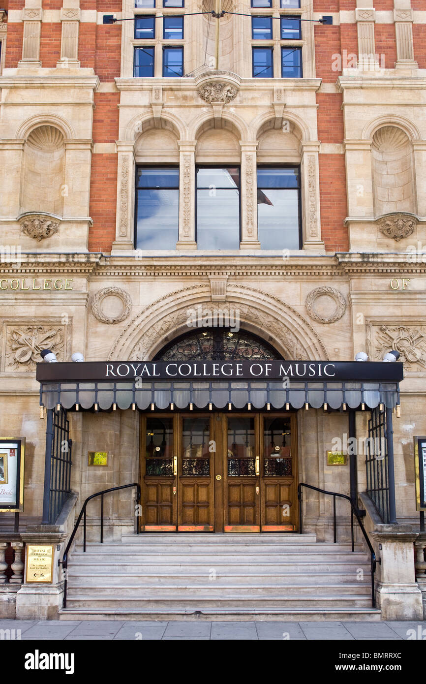 Royal College of Music de Londres, Gran Bretaña. Foto de stock