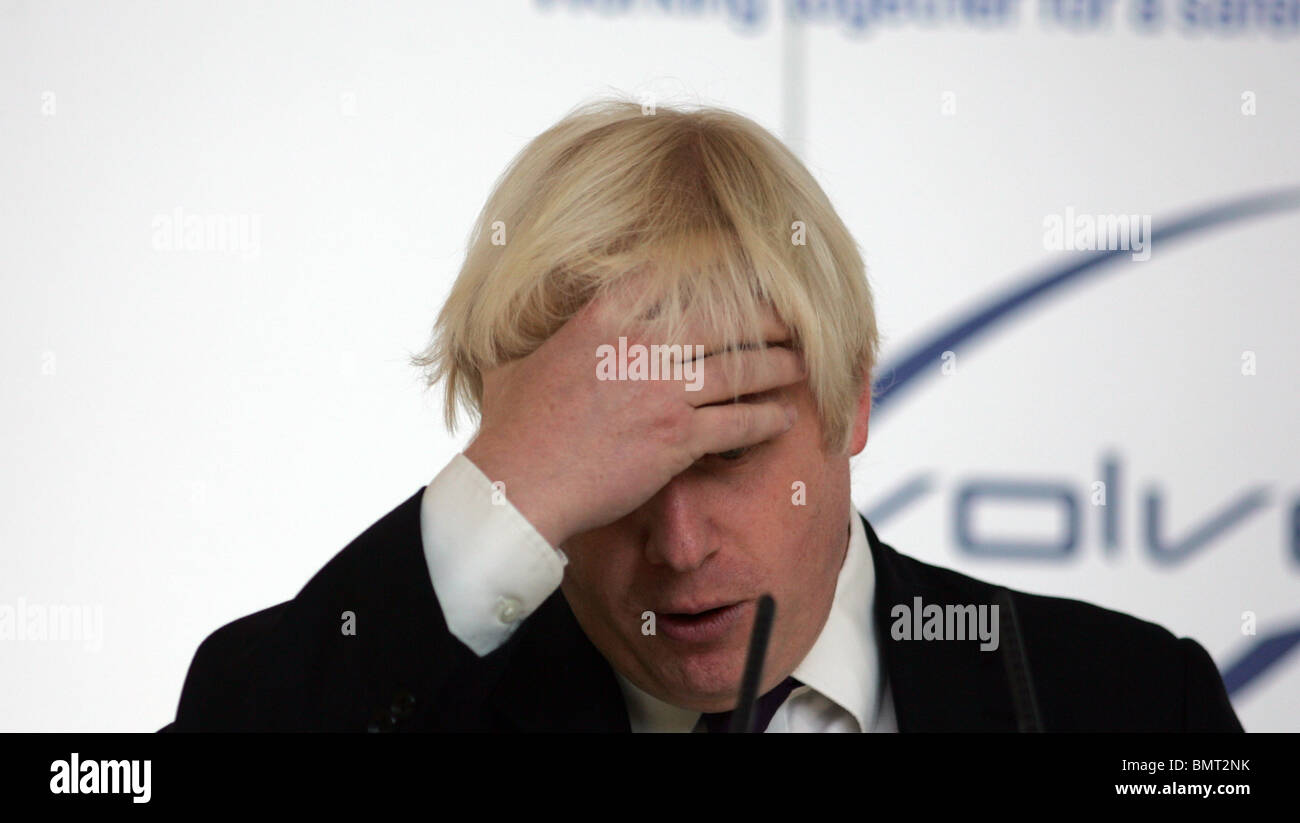 Boris Johnson, alcalde de Londres Foto de stock