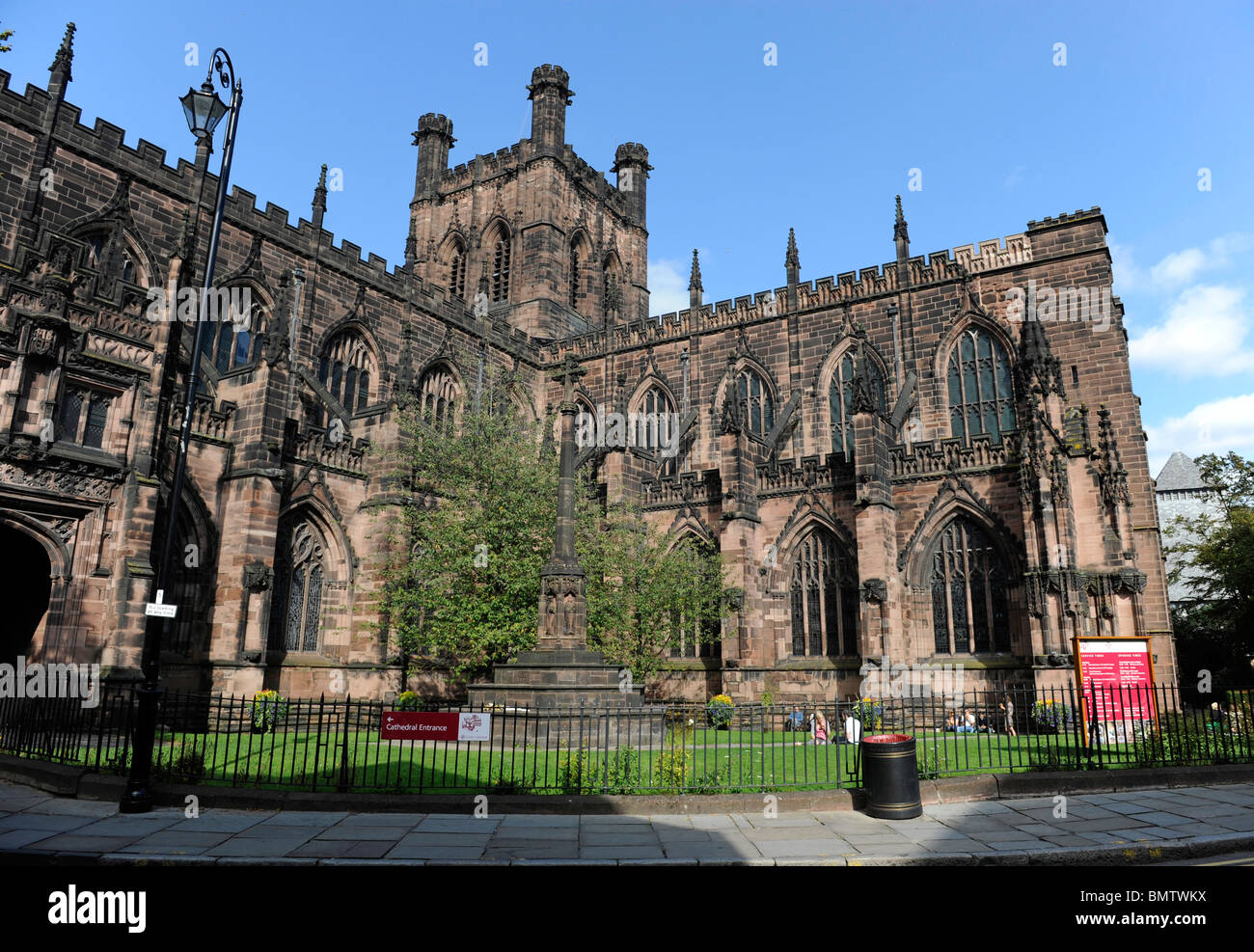 La Catedral de Chester Foto de stock