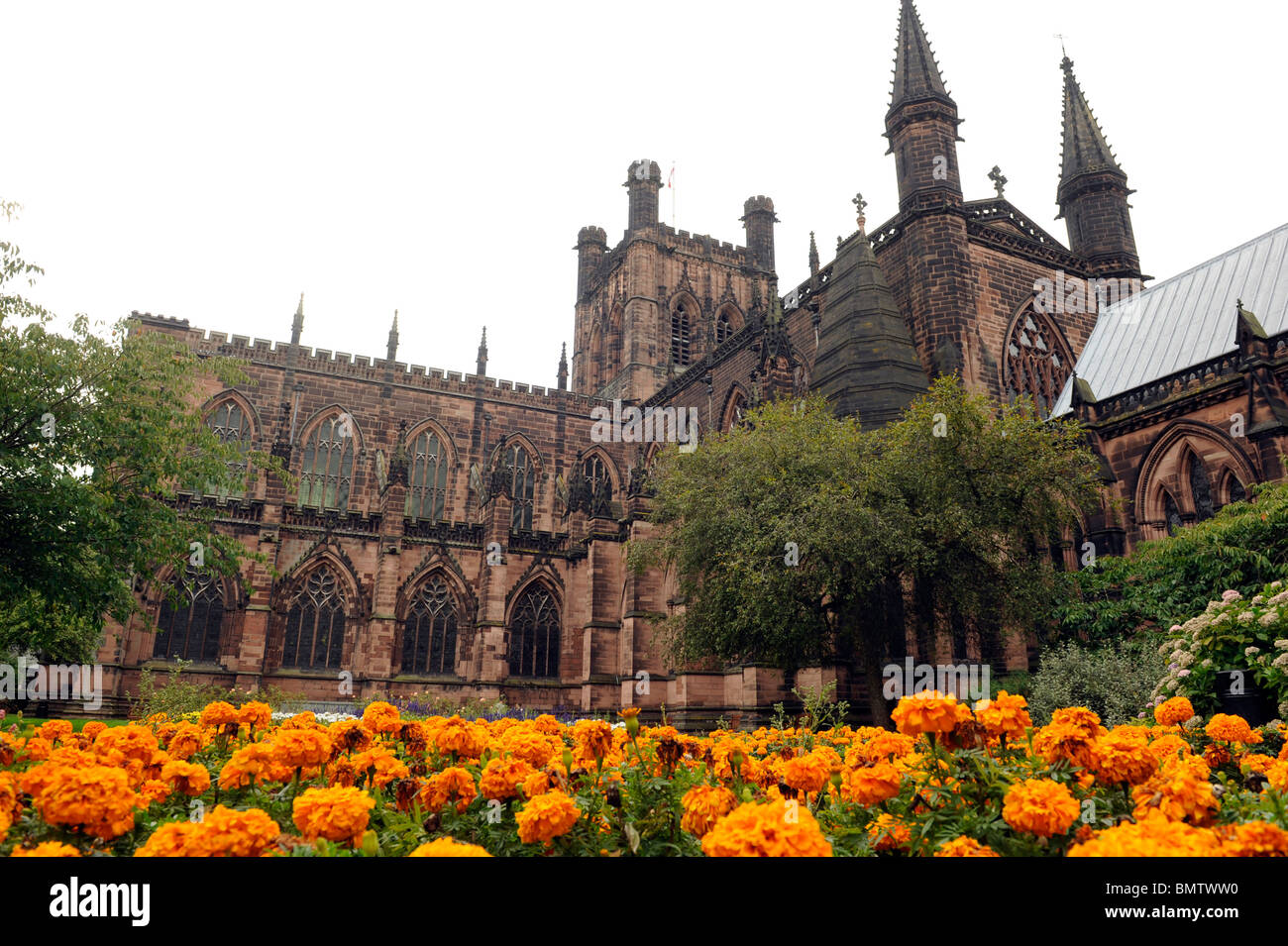 La Catedral de Chester Foto de stock