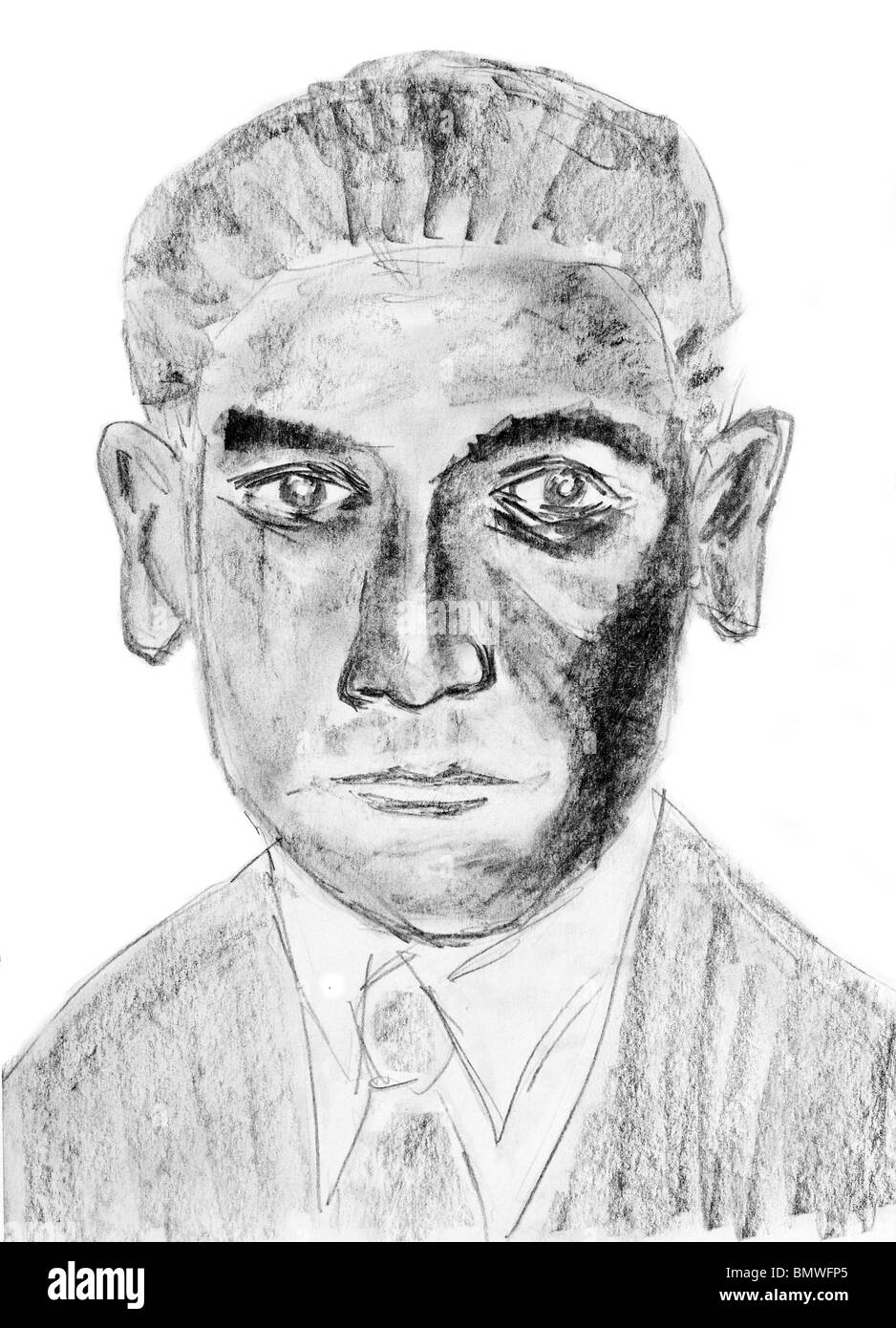 Franz Kafka Foto de stock