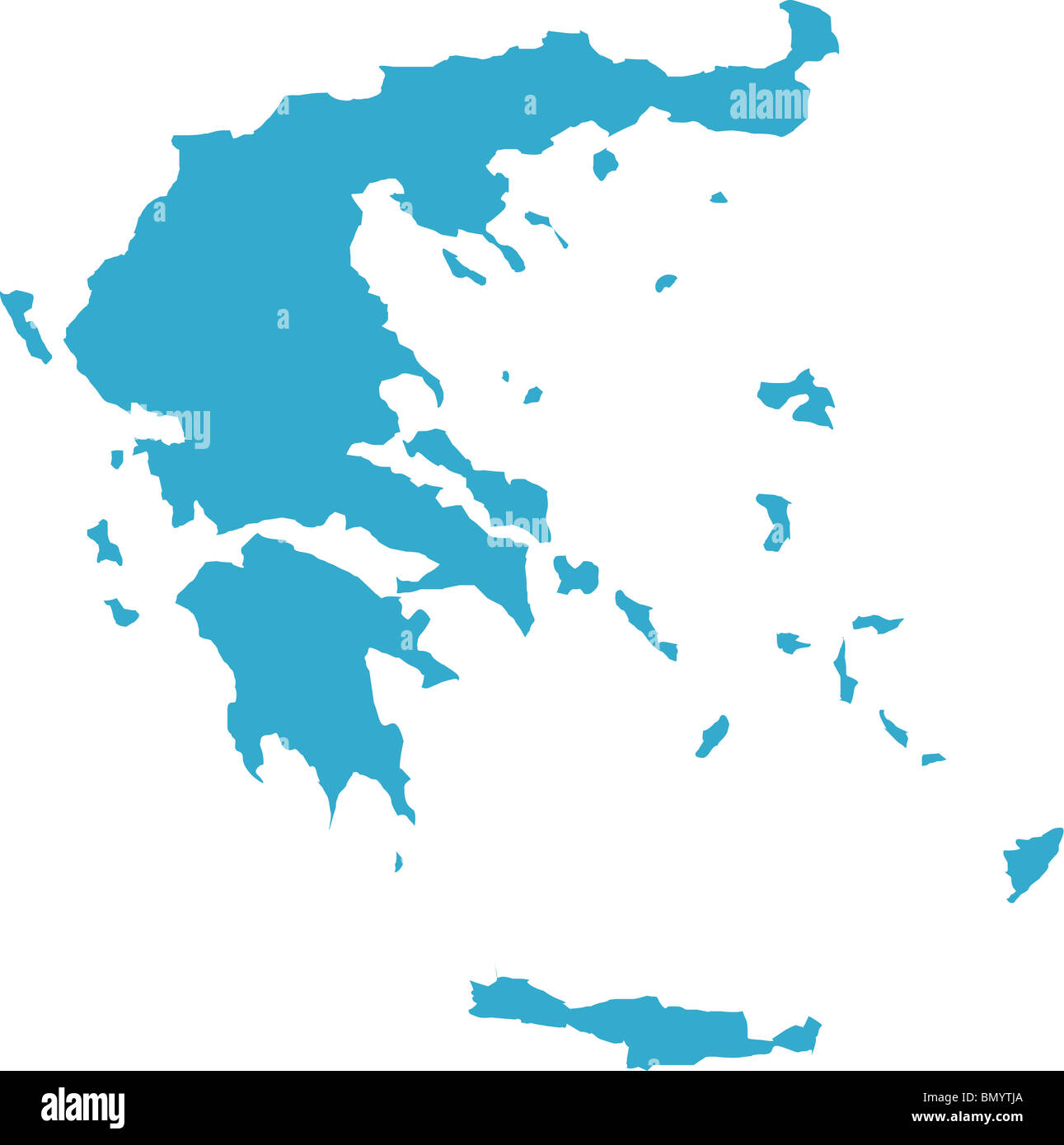 Map of grecee fotografías e imágenes de alta resolución - Alamy