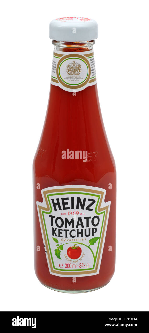 "Heinz ketchup Heinz" "salsa de tomate", "salsa de tomate" "ketchup" ketchup. Foto de stock