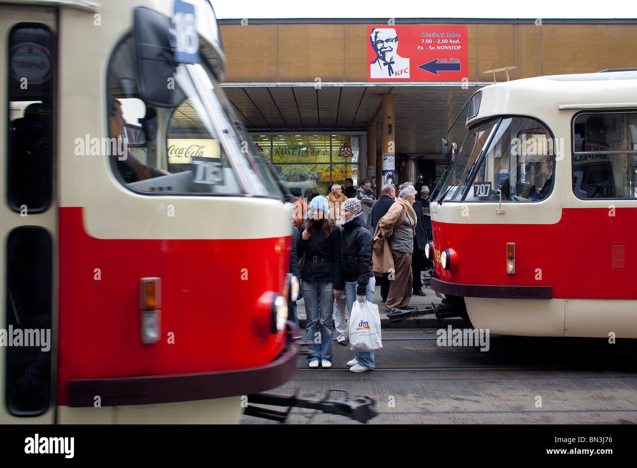 Mercado. Praga. Republica Checa. Mercado. Praga. República Checa. Foto de stock