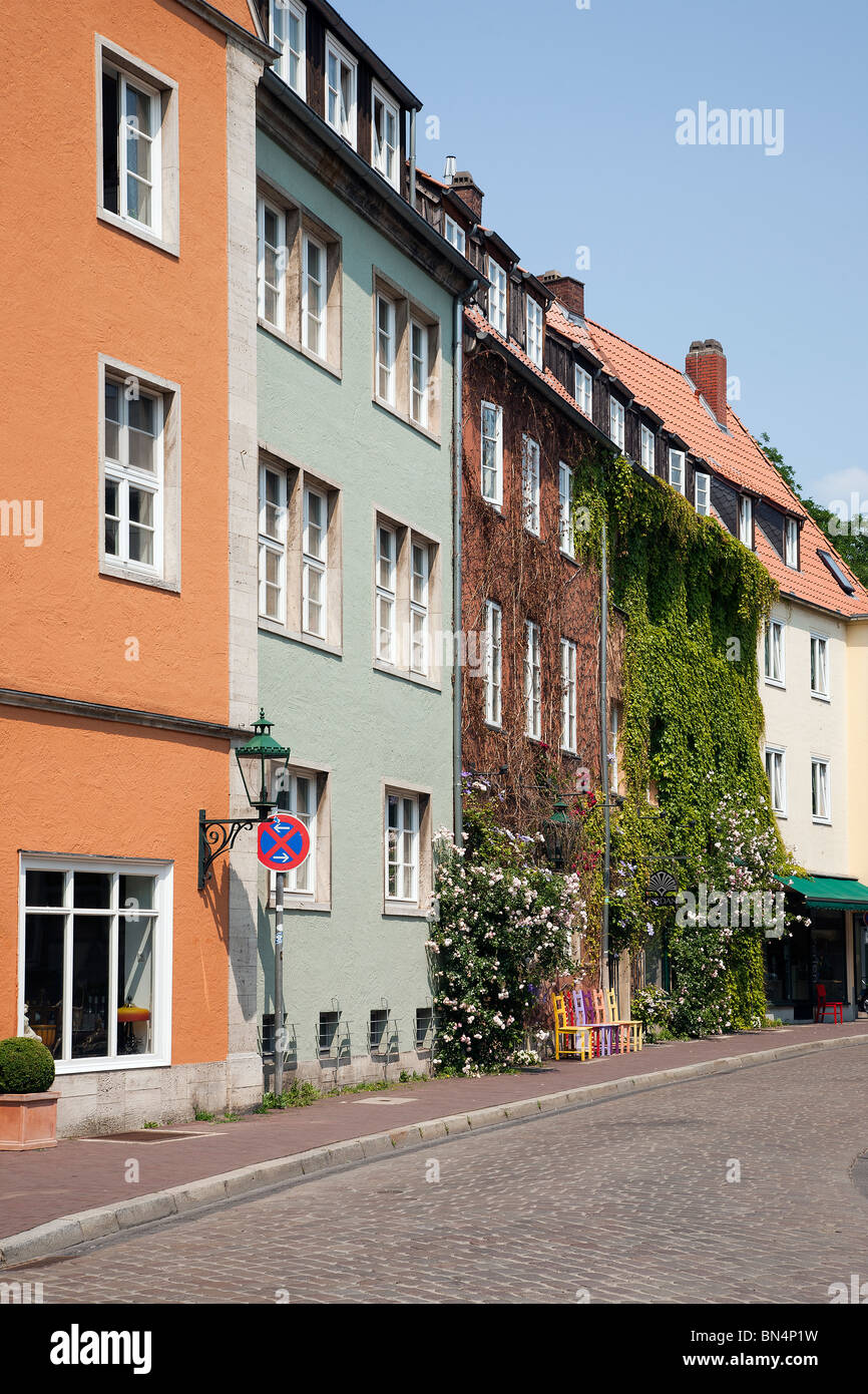 El Altstadt, Ballhofstrasse, Hannover, Baja Sajonia, Alemania Foto de stock
