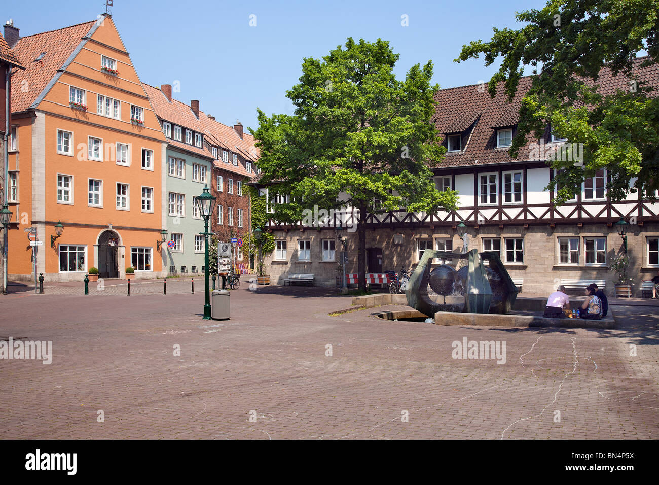 El Altstadt, Ballhof, Hannover, Baja Sajonia, Alemania Foto de stock