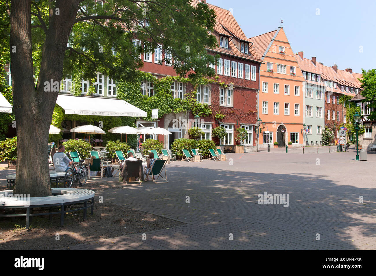El Altstadt, Ballhof, Hannover, Baja Sajonia, Alemania Foto de stock