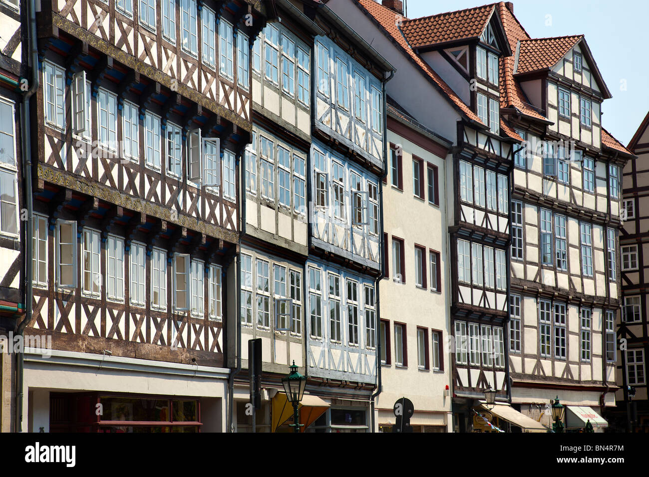 El Altstadt, Burgstrasse, Hannover, Baja Sajonia, Alemania Foto de stock