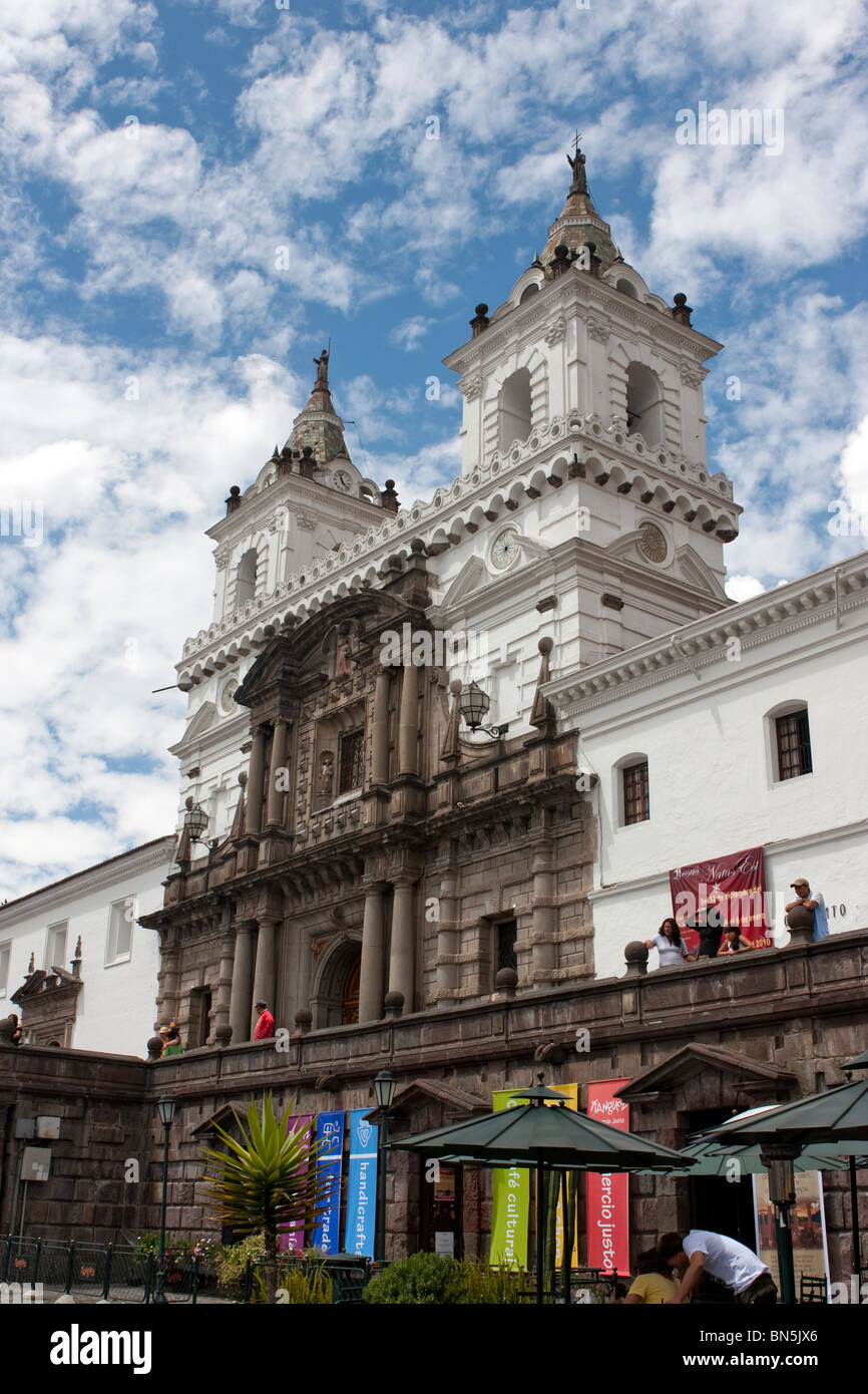 Iglesia de San Francisco de Quito Ecuador Fotografía de stock Alamy