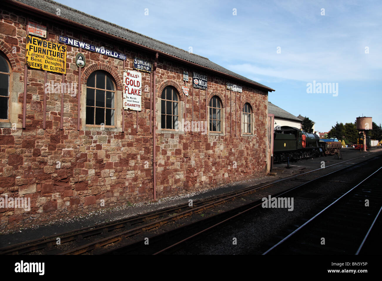 Estación de trenes en Minehead, Somerset Foto de stock