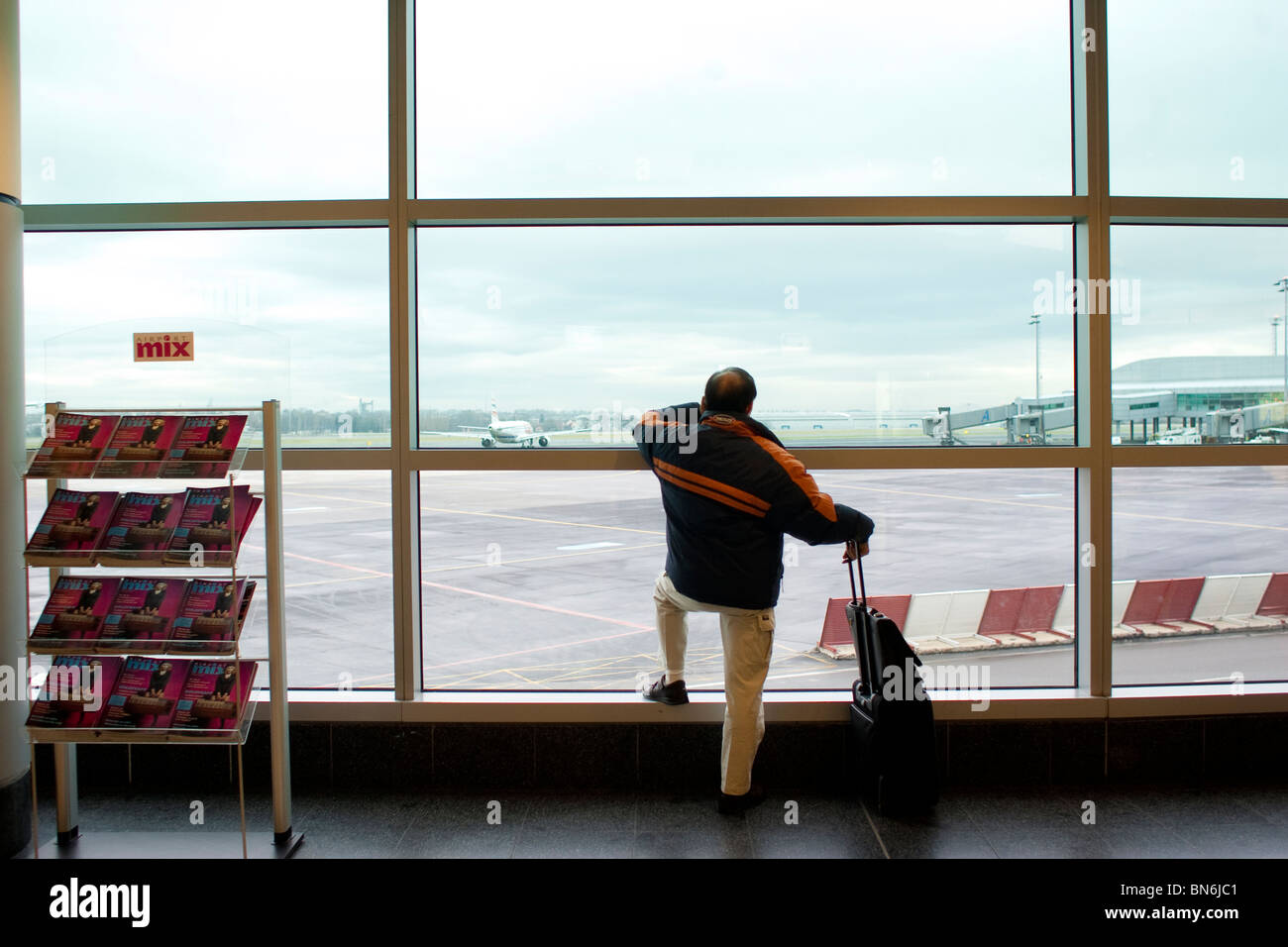 Aeropuerto de Praga. Republica Checa. Del aeropuerto de Praga. República Checa. Foto de stock