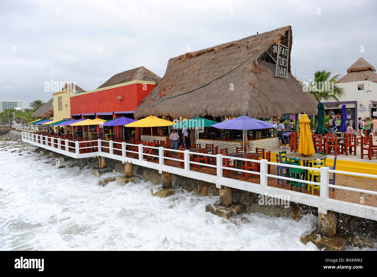 Martes Gordo Restaurante Bar Caribbean Cruise Ship en Puerta Maya y Cozumel  México Fotografía de stock - Alamy