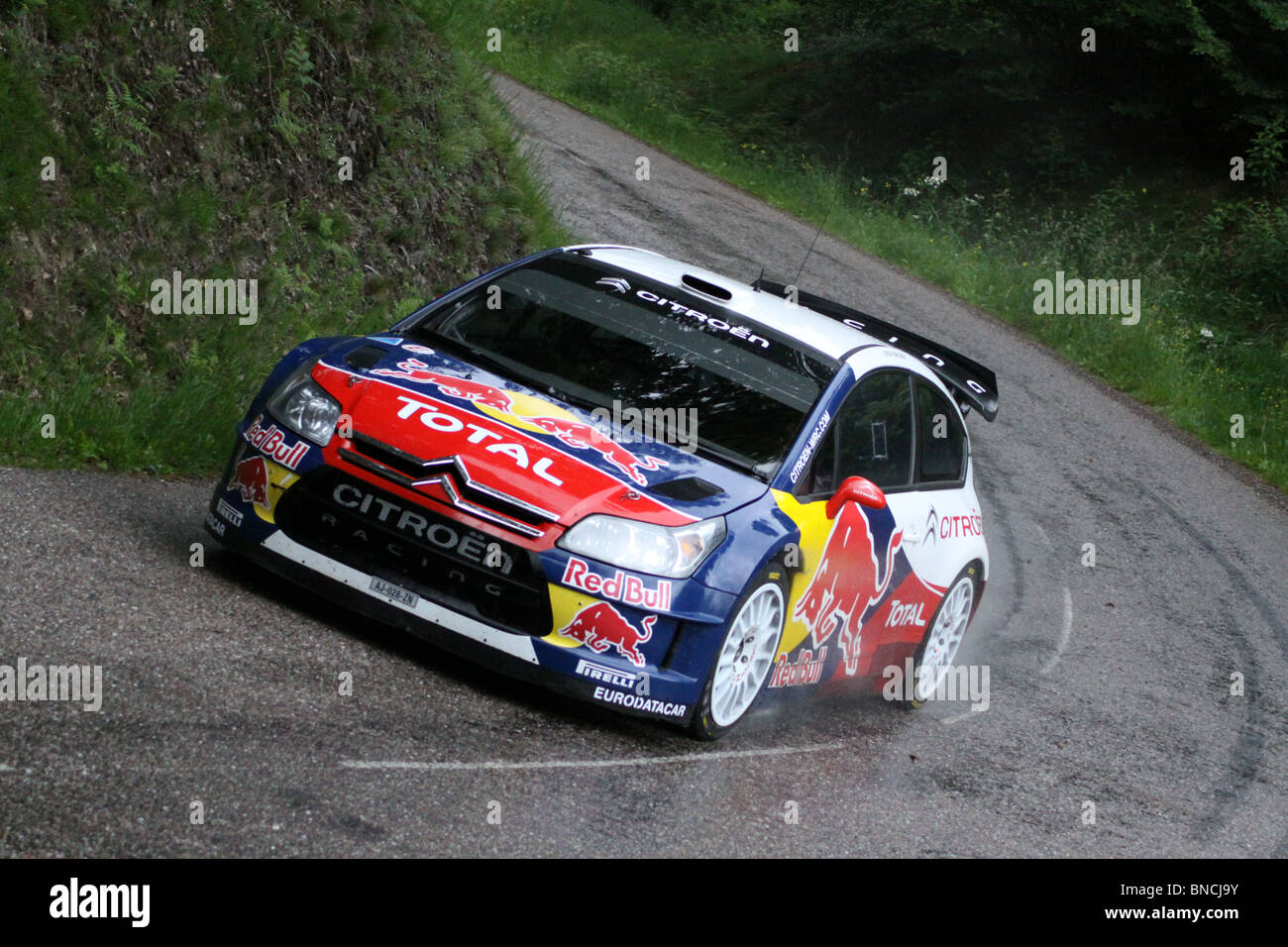 Sebastien Loeb en el C4 WRC Foto de stock