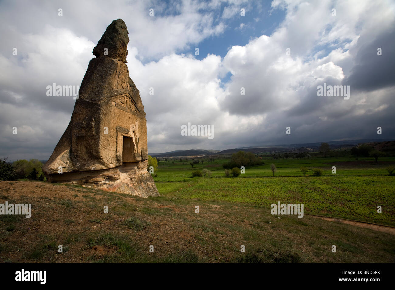 Las antiguas ruinas de Phyrigia Afyon, Turquía Foto de stock