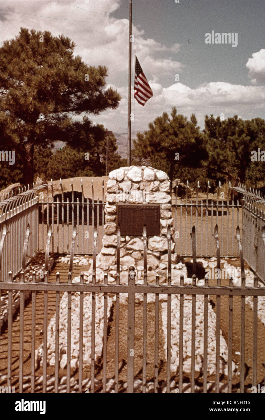 La tumba de Buffalo Bill Cody, Historia Americana Foto de stock