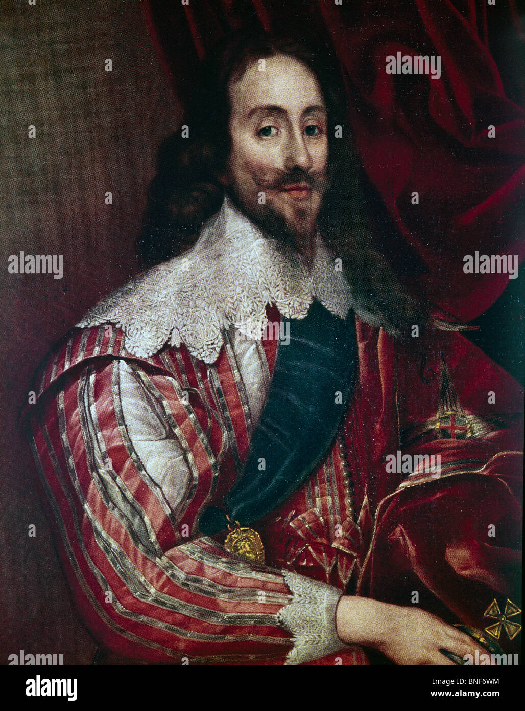El rey Carlos I, artista desconocido Foto de stock