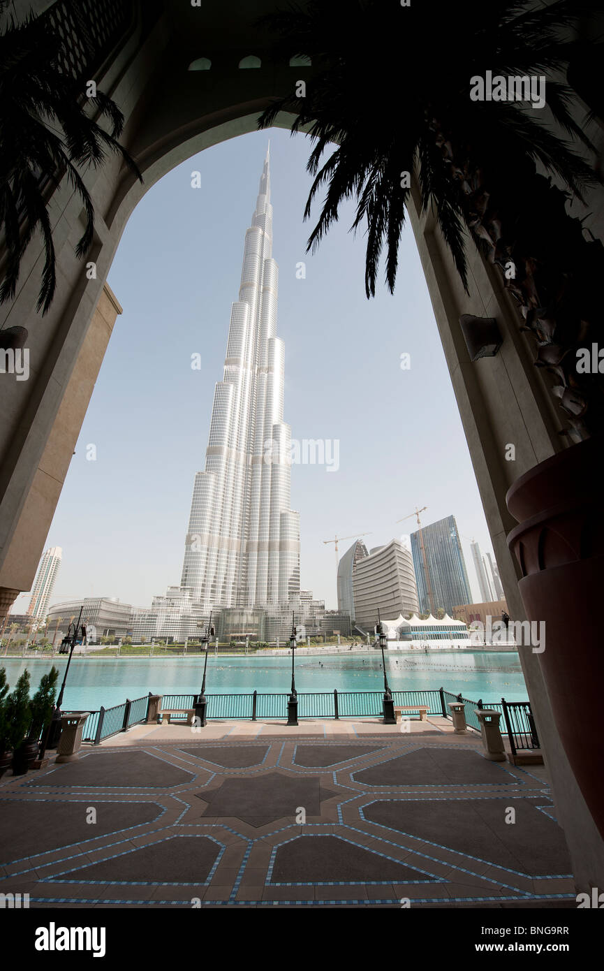 Burj Khalifa, Dubai, EAU Foto de stock