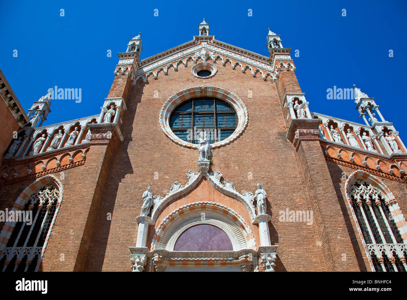 Europa, Italia, Venecia, Venecia, catalogado como Patrimonio Mundial por la UNESCO, la Iglesia de Madonna dell'Orto Foto de stock