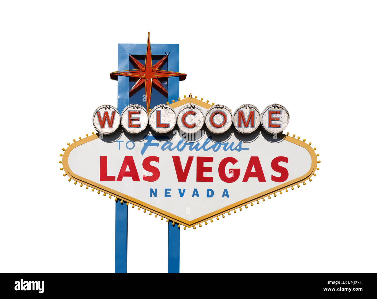 Bienvenido Al Famoso Cartel De Las Vegas En Nevada Ee Uu Fotografia De Stock Alamy