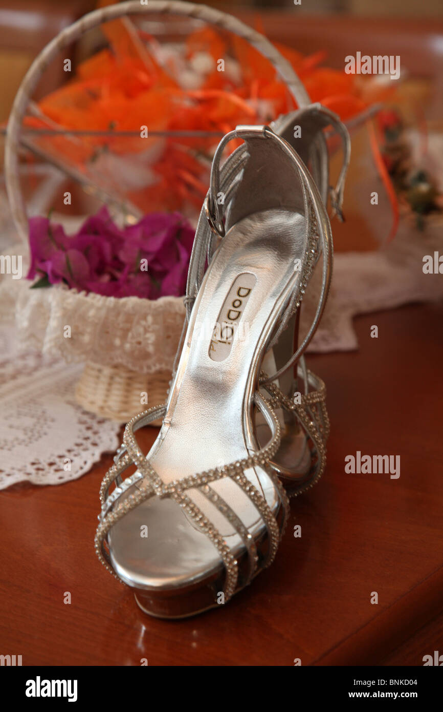 Novias zapatos de novia Fotografía de - Alamy