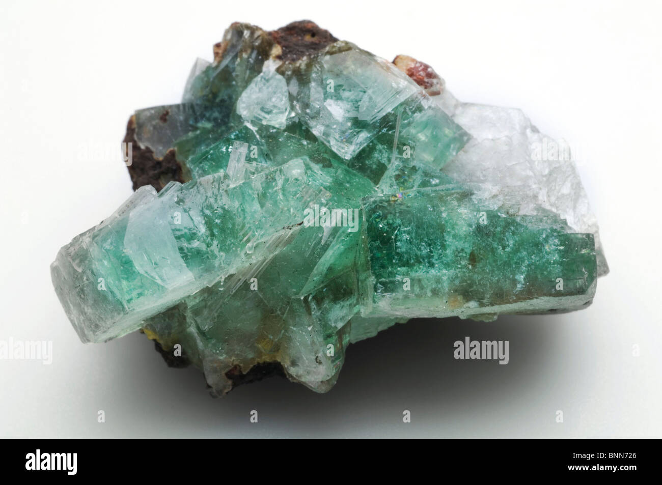 Apophyllite verde Foto de stock