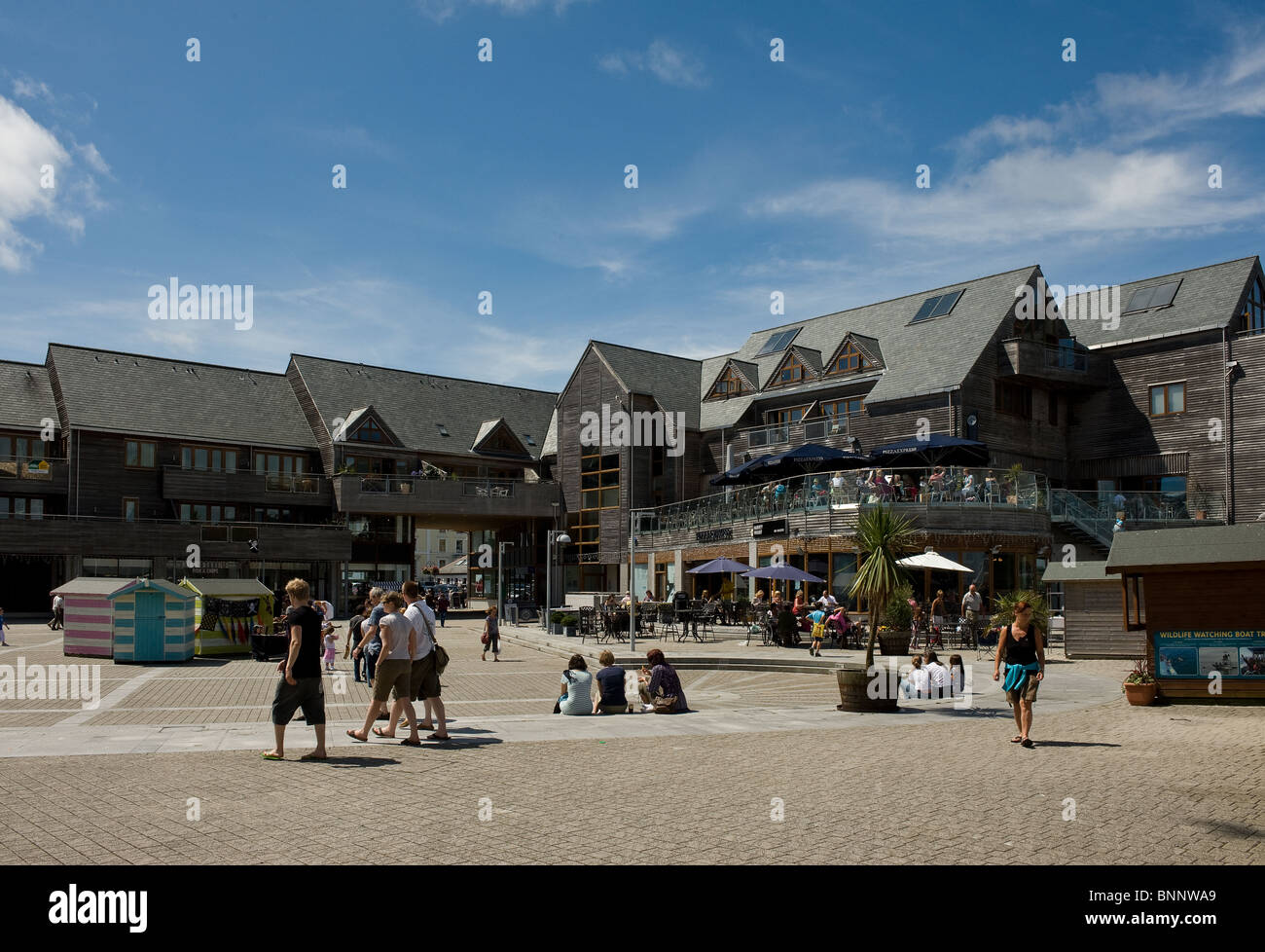 Descubrimiento Quay en Falmouth en Cornwall. Foto de stock