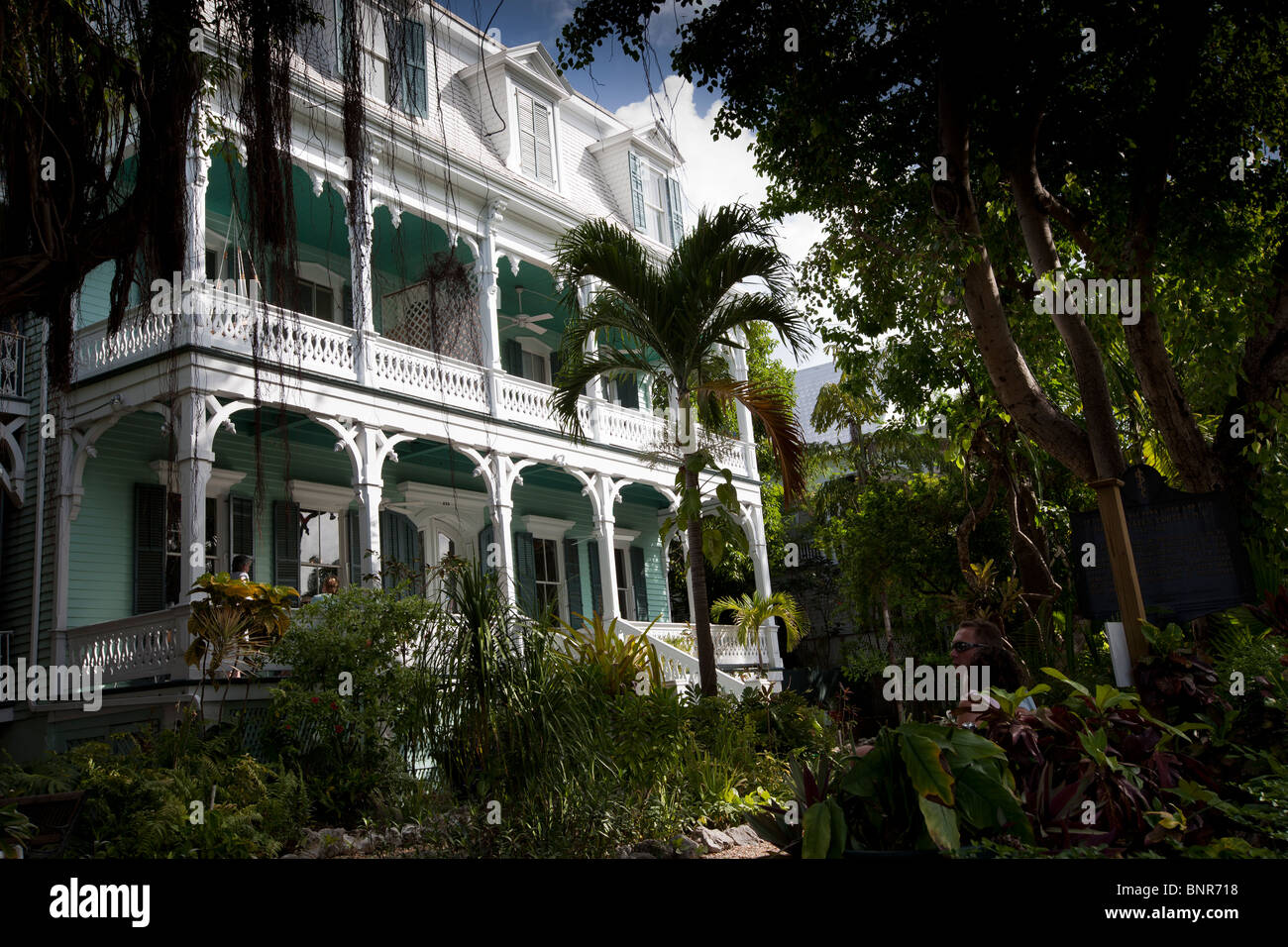 Vista frontal de la mansión de Porter, un edificio de estilo Queen Anne. El Dr. Joseph Yates Porter residieron allí. Foto de stock