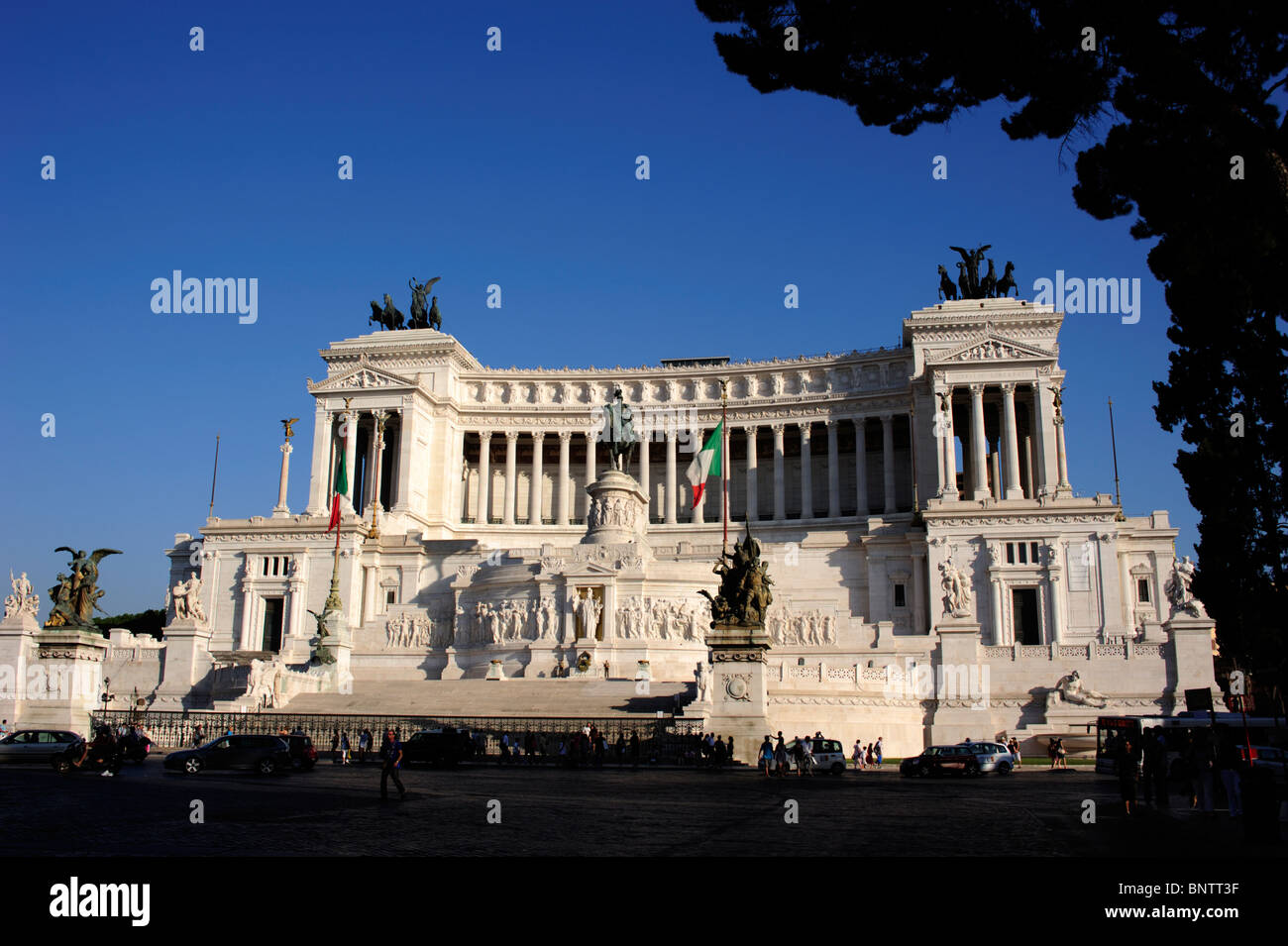 Italia, Roma, Piazza Venezia, vittoriano Foto de stock