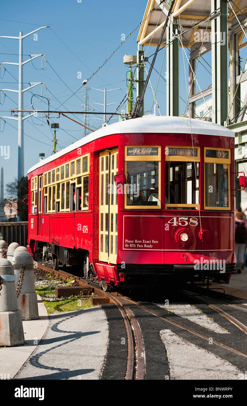 Coche de la calle en Nueva Orleans Foto de stock