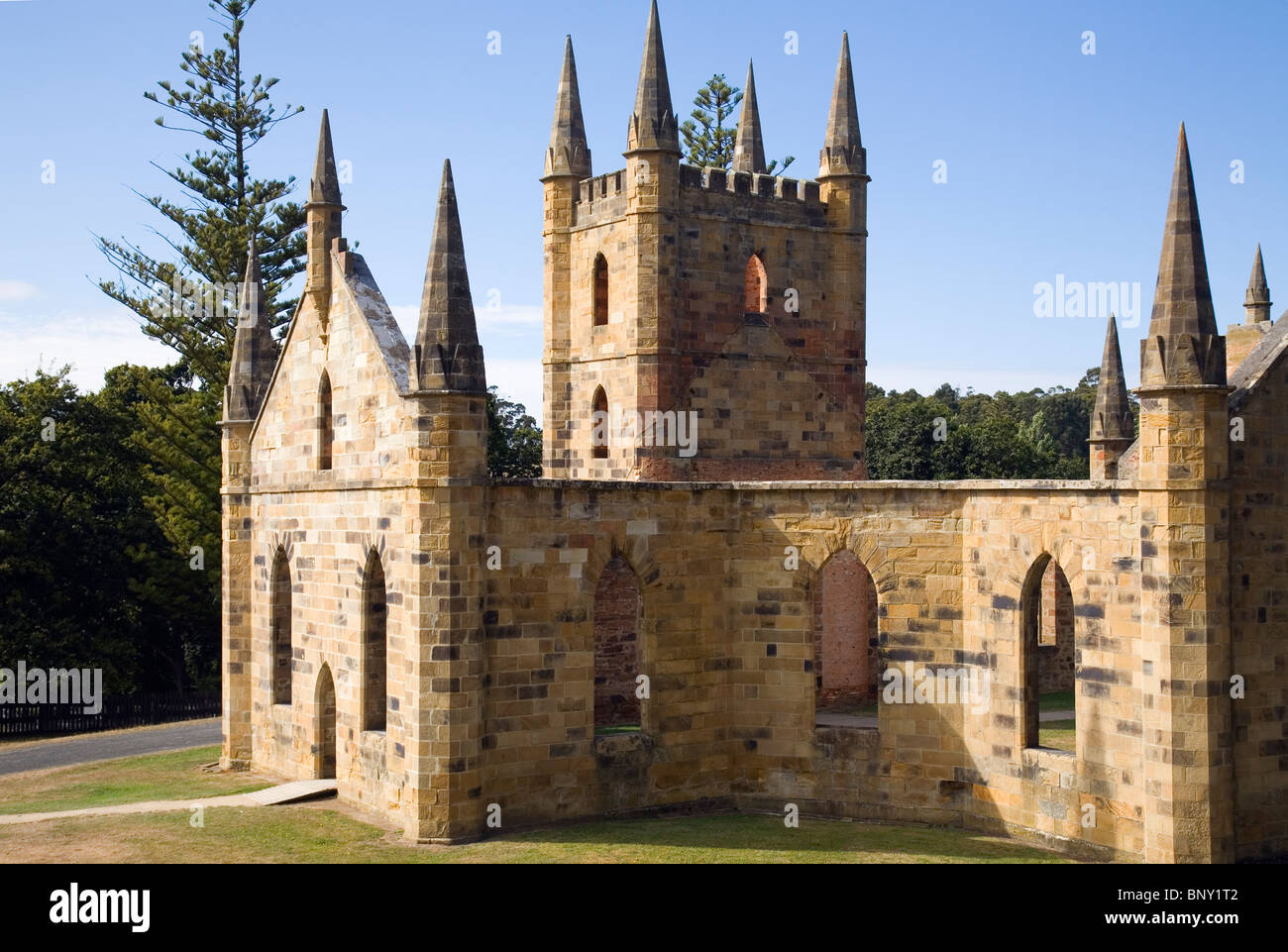 El Sitio Histórico de Port Arthur. Port Arthur, Tasmania, Australia Foto de stock
