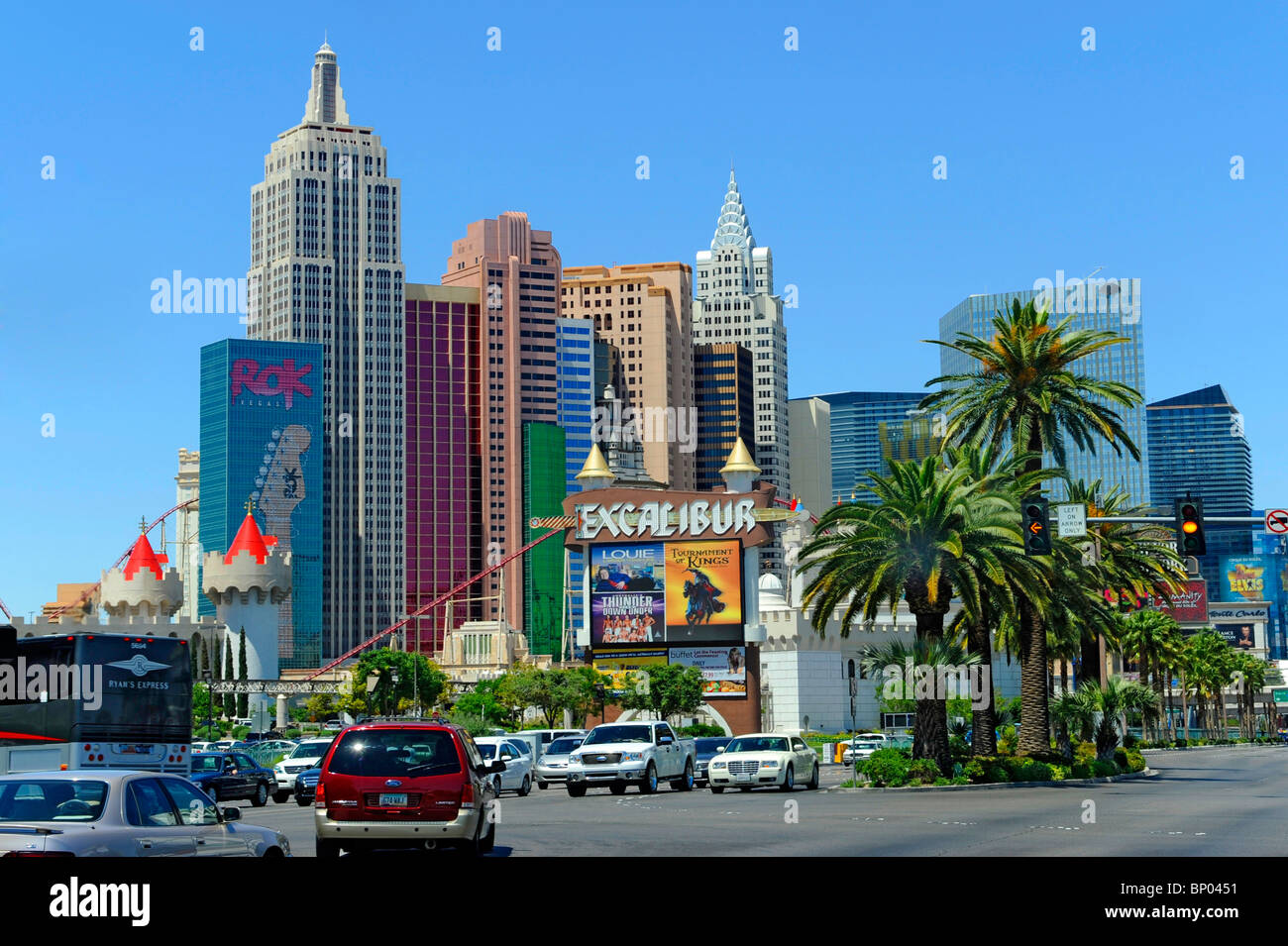 Nueva York, Nueva York, Las Vegas, Nevada Foto de stock