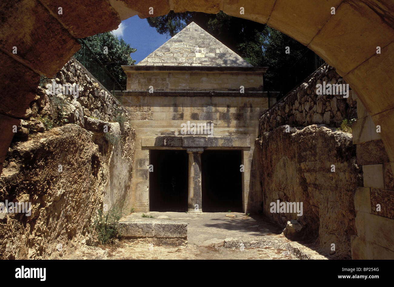 La tumba de Jason en Jerusalén, que data de la 1ª. C. A.C. JASON era el sumo sacerdote en el templo de Jerusalén en el 2ND. C. A.C. Foto de stock
