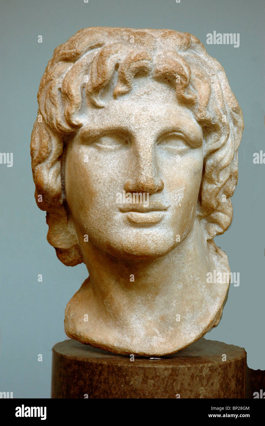 2175. Busto de mármol DE ALEJANDRO MAGNO Foto de stock
