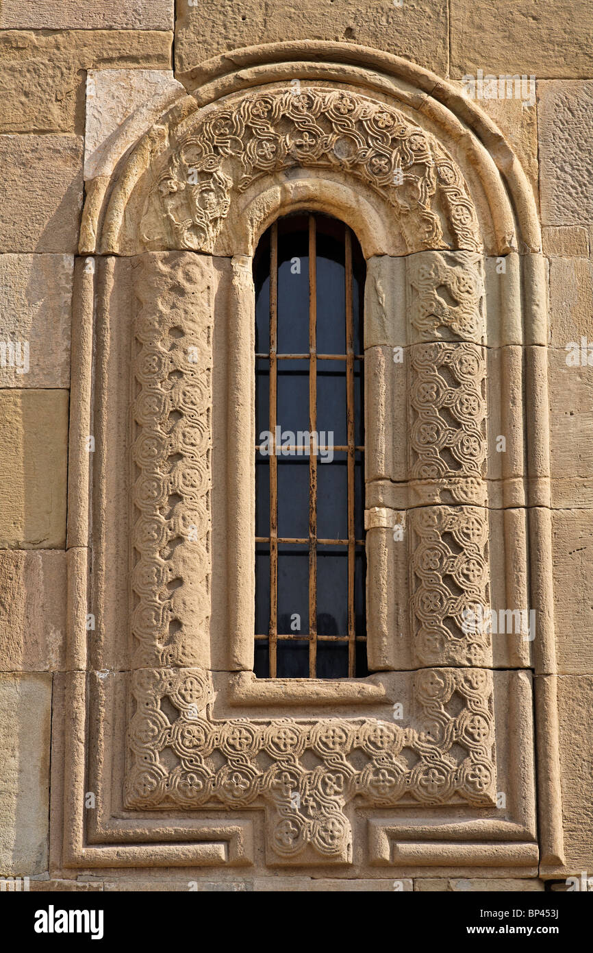 Georgia - Mtskheta - Catedral de Sveti-Tskhoveli Foto de stock