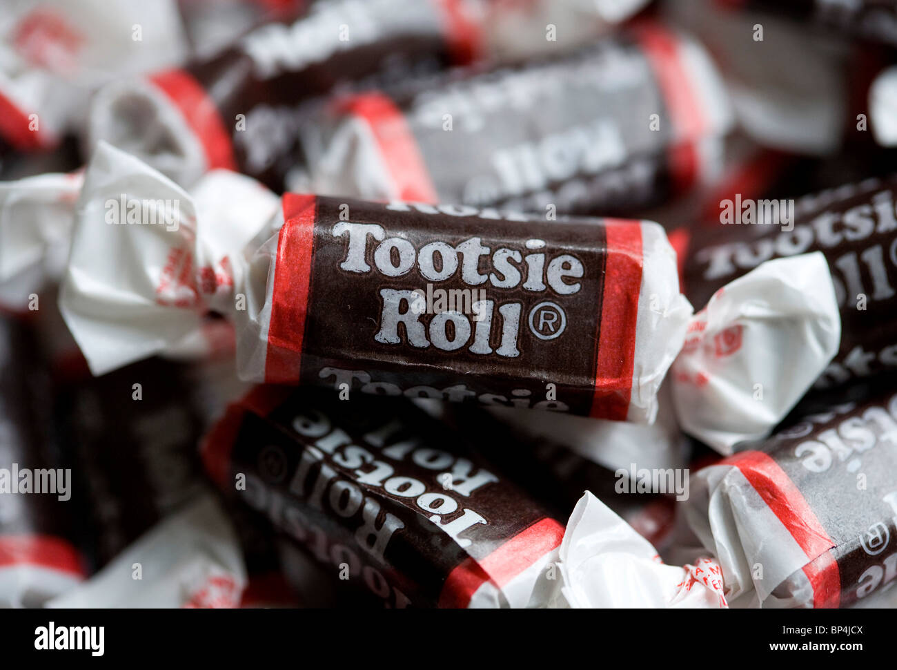 Tootsie Rolls. Foto de stock