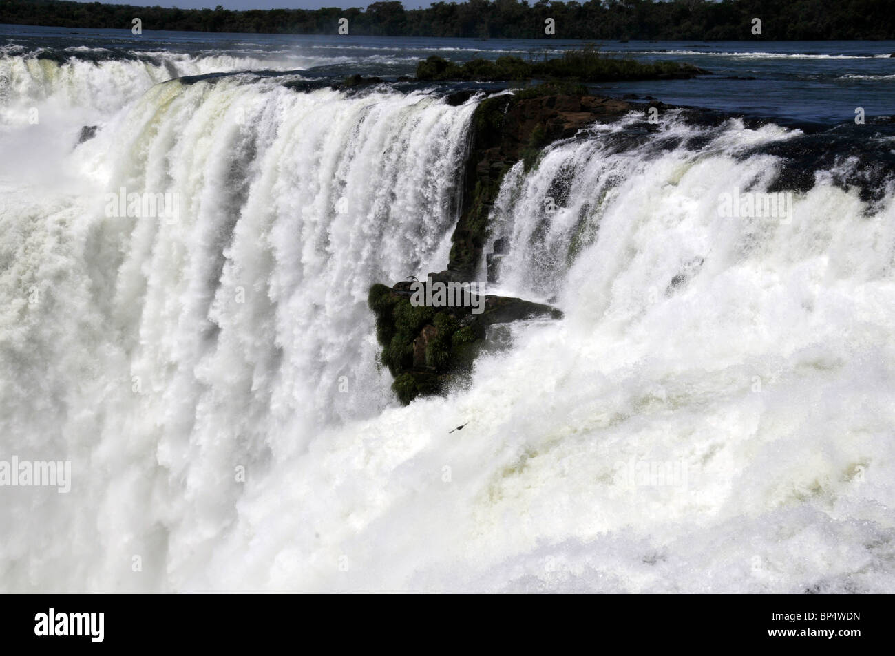 La Garganta del Diablo, cataratas o el Parque Nacional de las Cataratas del Iguazú, Argentina Foto de stock