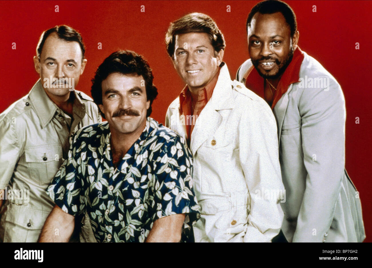 Films Et Séries Tv Avec Roger E. Mosley JOHN HILLERMAN, Tom Selleck, Larry Manetti, Roger E. Mosley, MAGNUM P.I
