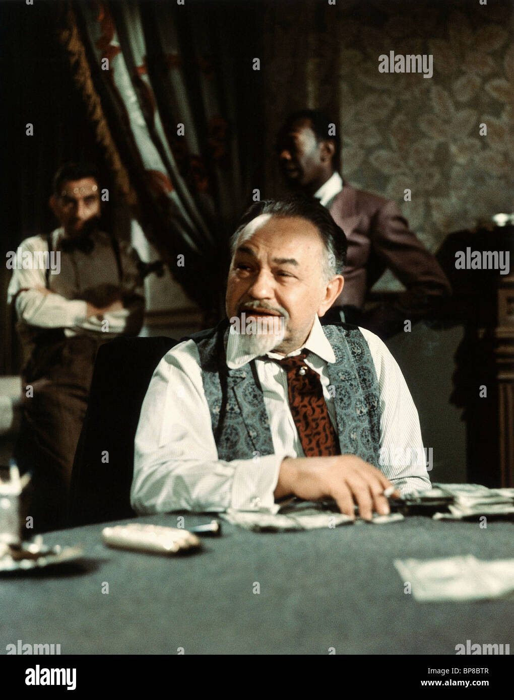 EDWARD G. Robinson el CINCINNATI KID (1965) Foto de stock