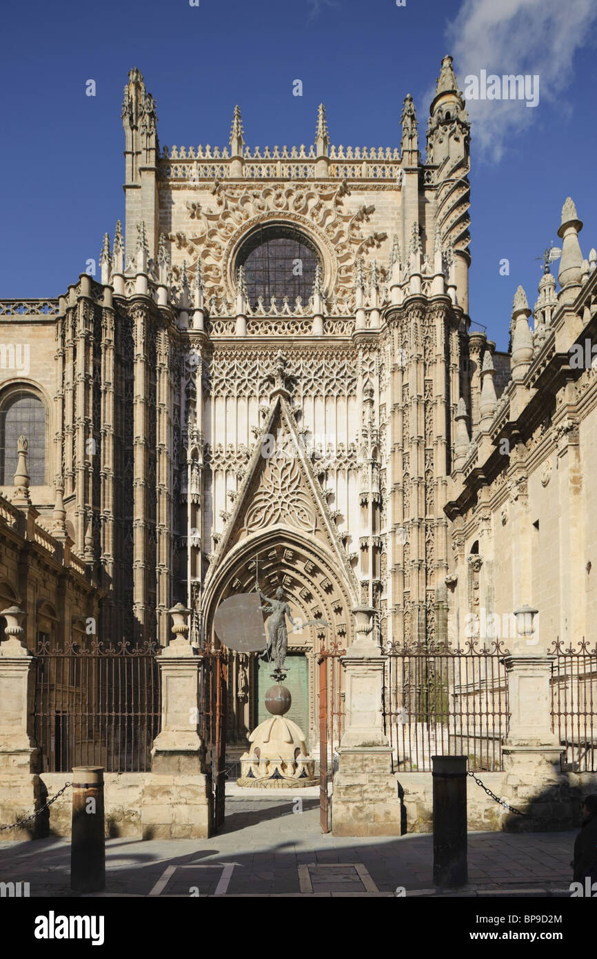 Sevilla, Andalucía, España; gótico del siglo XVI (catedral de sevilla la catedral de sevilla) Foto de stock